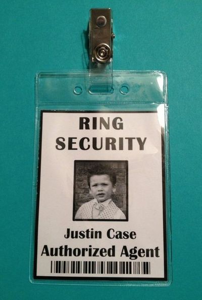 Such a cute idea for the ring bearer!