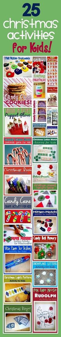 Fun and Easy Christmas activities for kids!